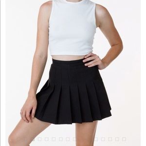 2XL Black Tennis Skirt